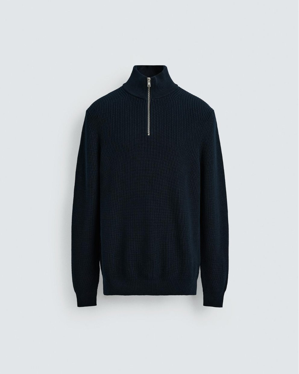 Merrow Quarter-Zip Knit Navy