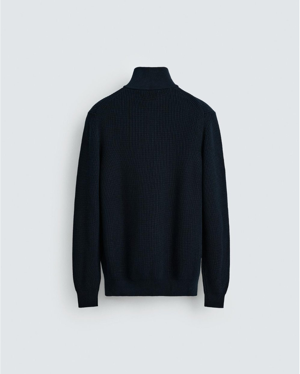 Merrow Quarter-Zip Knit Navy